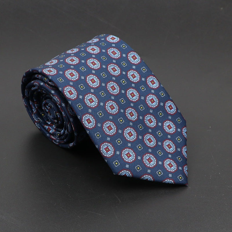 Men's Silk Tie Bohemian 7.5 cm Soft Elegant Modern