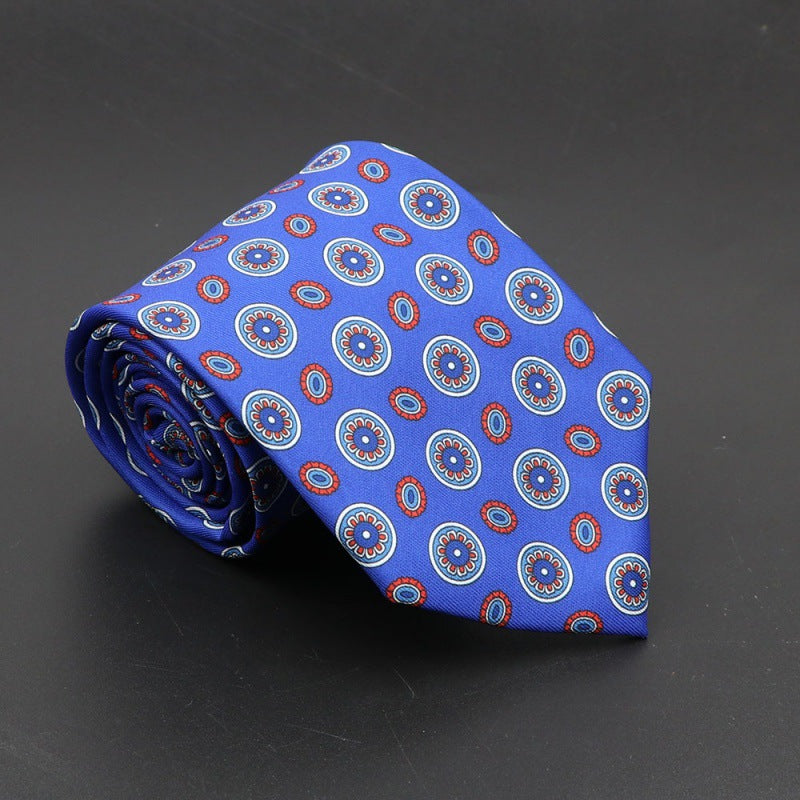 Men's Silk Tie Bohemian 7.5 cm Soft Elegant Modern