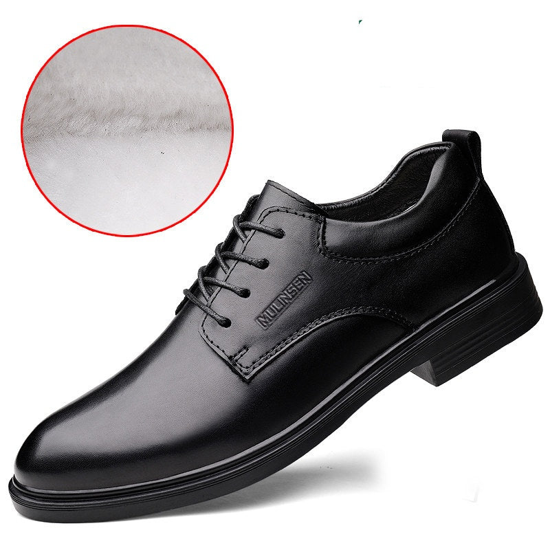 Men's Summer Leather Shoes Oversize | Elegant Lightweight Formal