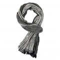 Men's Scarf Navy blue subtly striped summer elegant modern