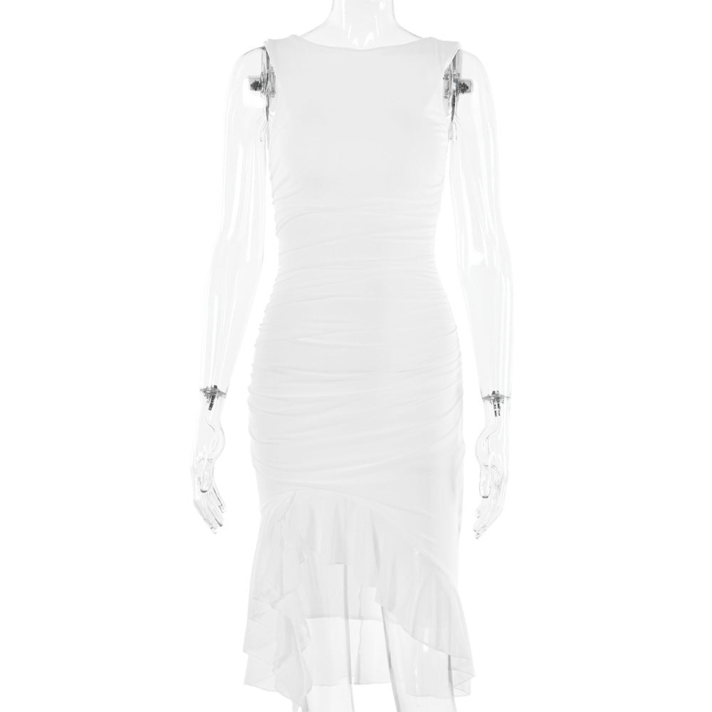 Summer Slim Fit Dress - Sleeveless Sexy Party & Club Dress