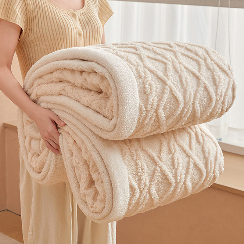 Dicke Kuscheldecke | Warm & weich für Sofa Bett Büro Komfort