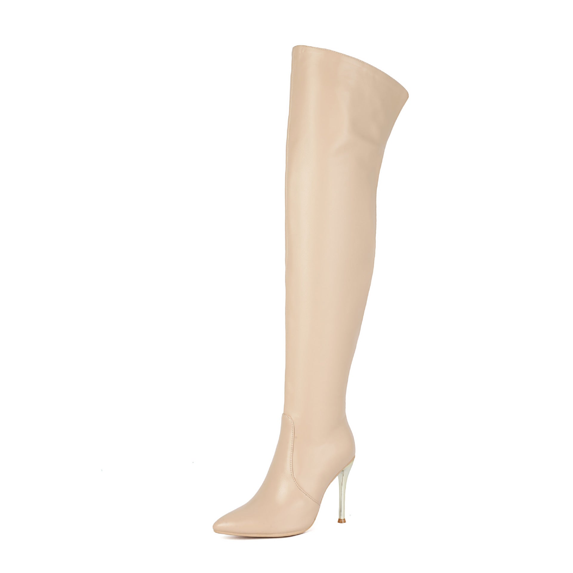 Women's Overknee Boots Pointed Toe – Elegant Stiletto High Boots