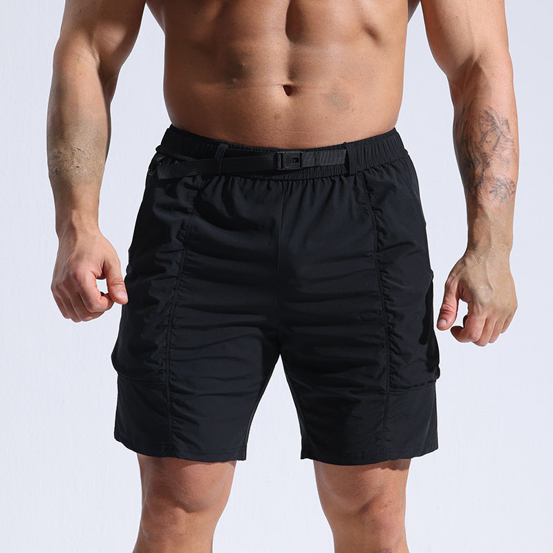 Men's Sport Cargo Shorts – Elastic Casual Shorts with Pockets