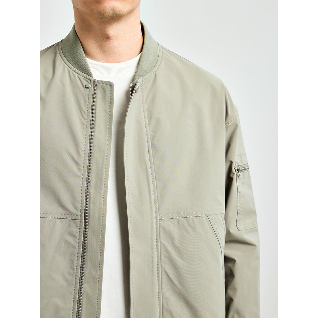 Men's Plain Spring Jacket – Fashionable Casual Transitional Jacket
