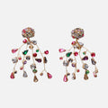 Colorful Crystal Earrings – Sparkling Diamond-Look Drop Earrings for Women