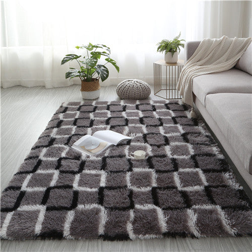 Tie Dye Teppich Bettvorleger rutschfest weich | Waschbar
