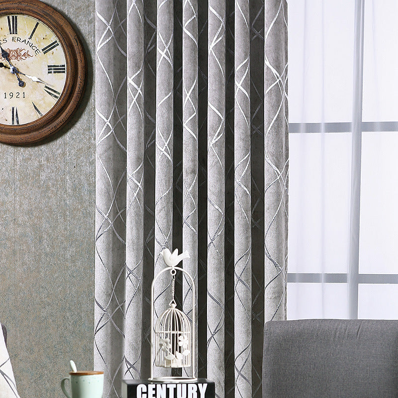 Chenille Blackout Curtain | Luxury Modern Blackout Solid Color