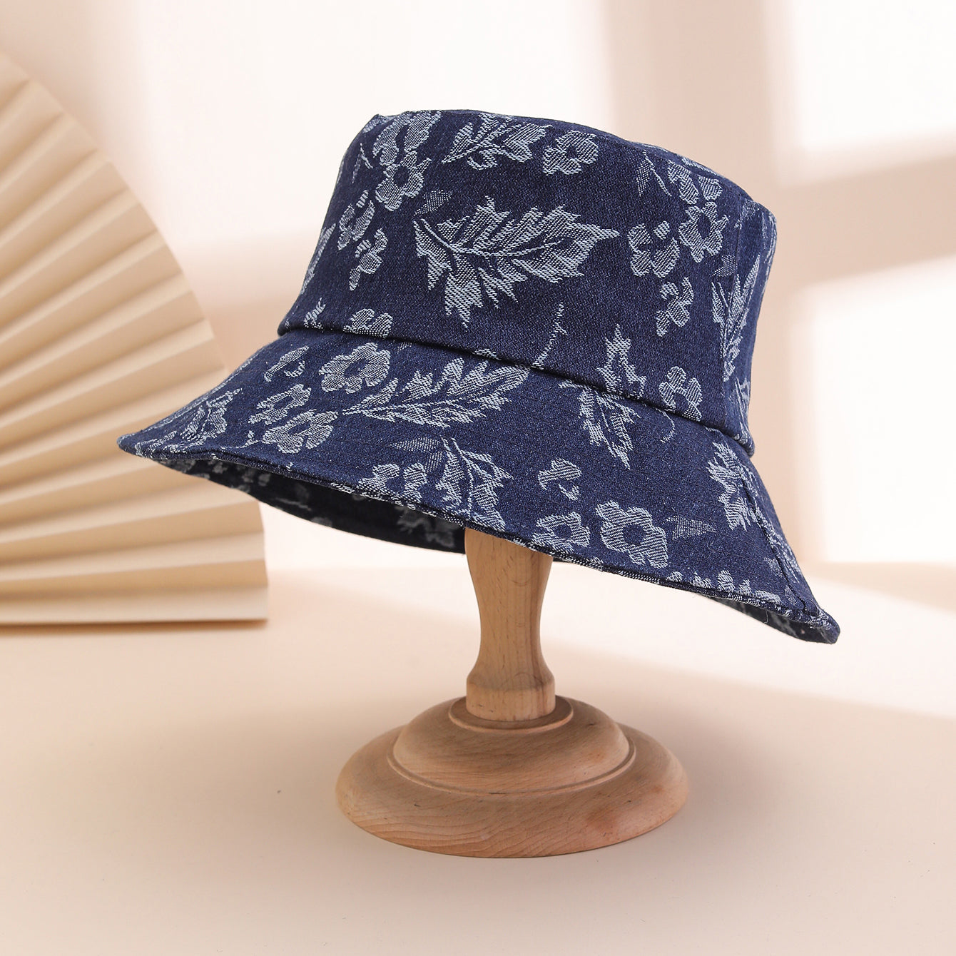 Women's Baseball Cap Jacquard Blue – Korean Style Sun Protection Cap