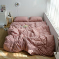 Cotton duvet cover plain | soft breathable modern simple