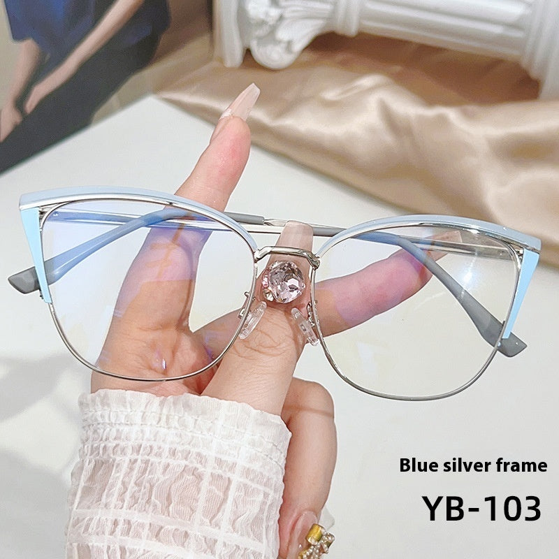 Cat-Eye Blaulichtfilter Brille Damen | UV400 Computerbrille