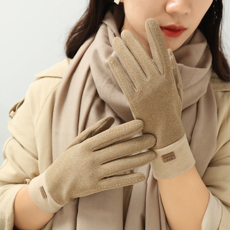 Damen Winter Touchscreen Handschuhe | Gefütterte Thermohandschuhe