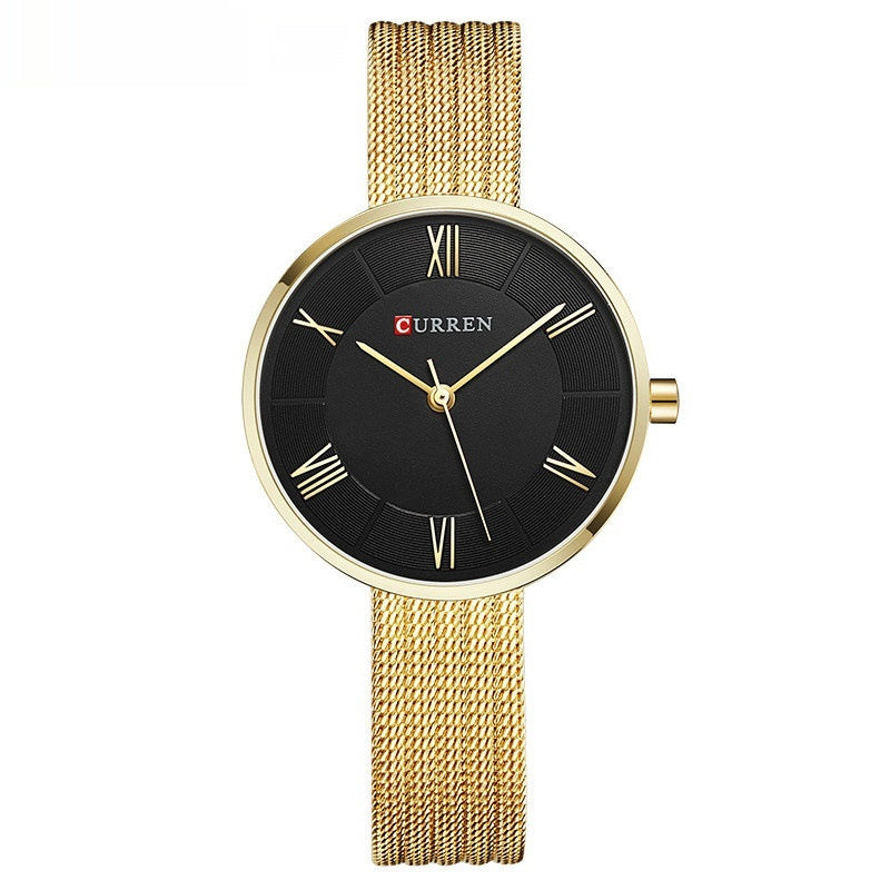 Women's Waterproof Quartz Watch – Elegant Casual Wristwatch