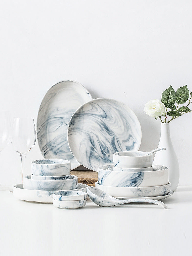 Nordisches Geschirrset Keramik | Skandi Tafelservice modern elegant
