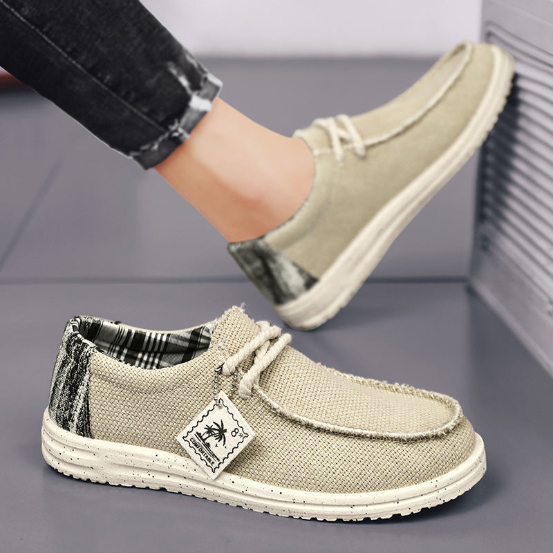 Herren Canvas Sneaker | Bequem Freizeit Schuhe Stilvoll