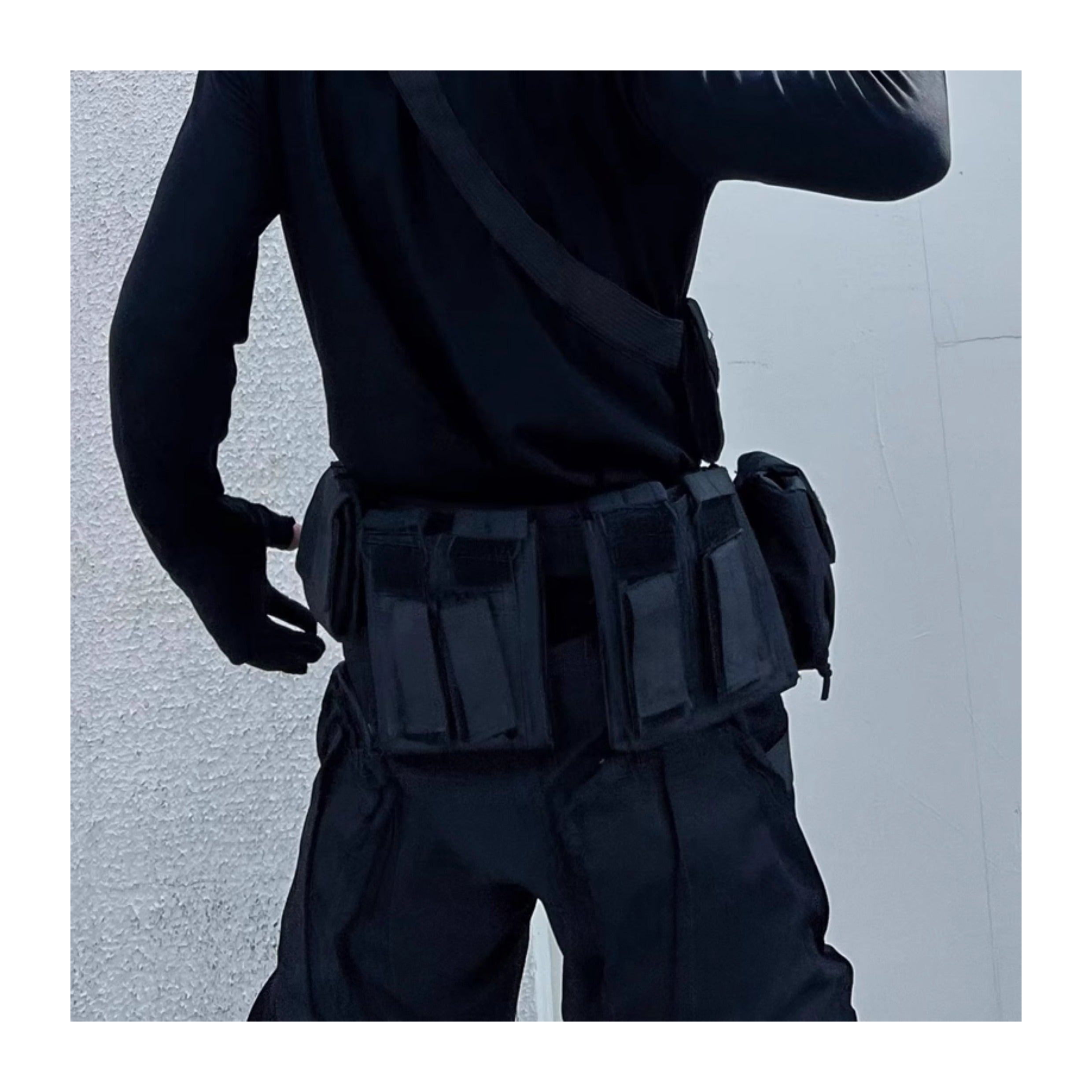 Tactical Belt with Pouch | Multifunctional Utility Belt for Men