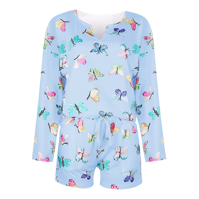 Damen Print Pyjama | Casual Homewear & Nachtwäsche