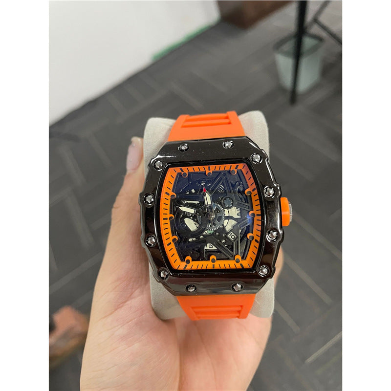 Men's Quartz Watch Luminous Modern | Cylindrical Design Watch