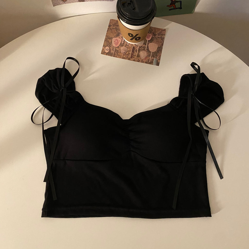 Damen Bra Top mit integrierten Pads – Tanktop - BH in einem