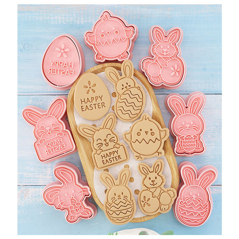 Easter Cookie Cutter Bunny Egg - Cartoon Cutter Set