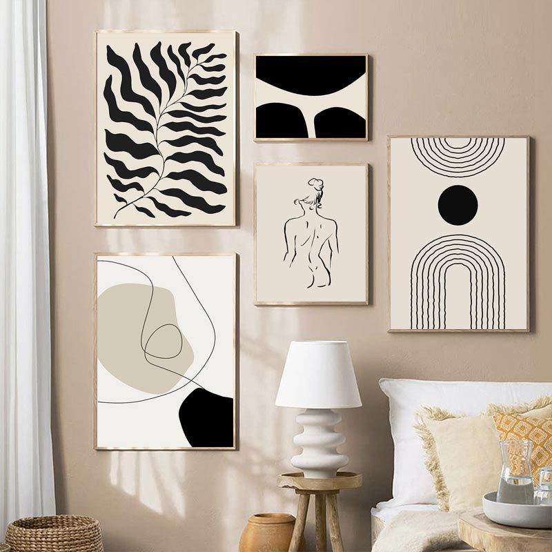 Boho abstract art poster | Buy modern wall art for living room
