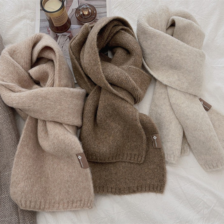 Women's Scarf Soft Warm Plain Elegant Autumn Winter Fashion Accessory
