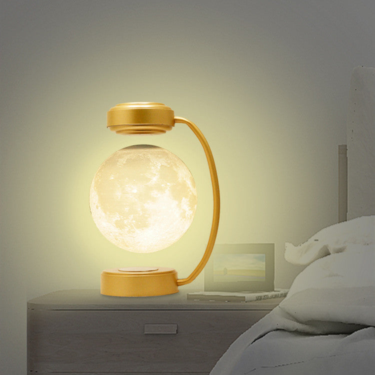 3D LED Moon Lamp Floating - Magnetic Levitation Rotating