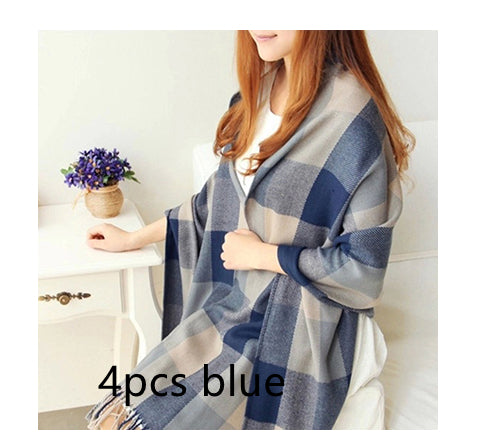 Damen Winter Bib Schal | Warmer Paar Schultertuch Schal