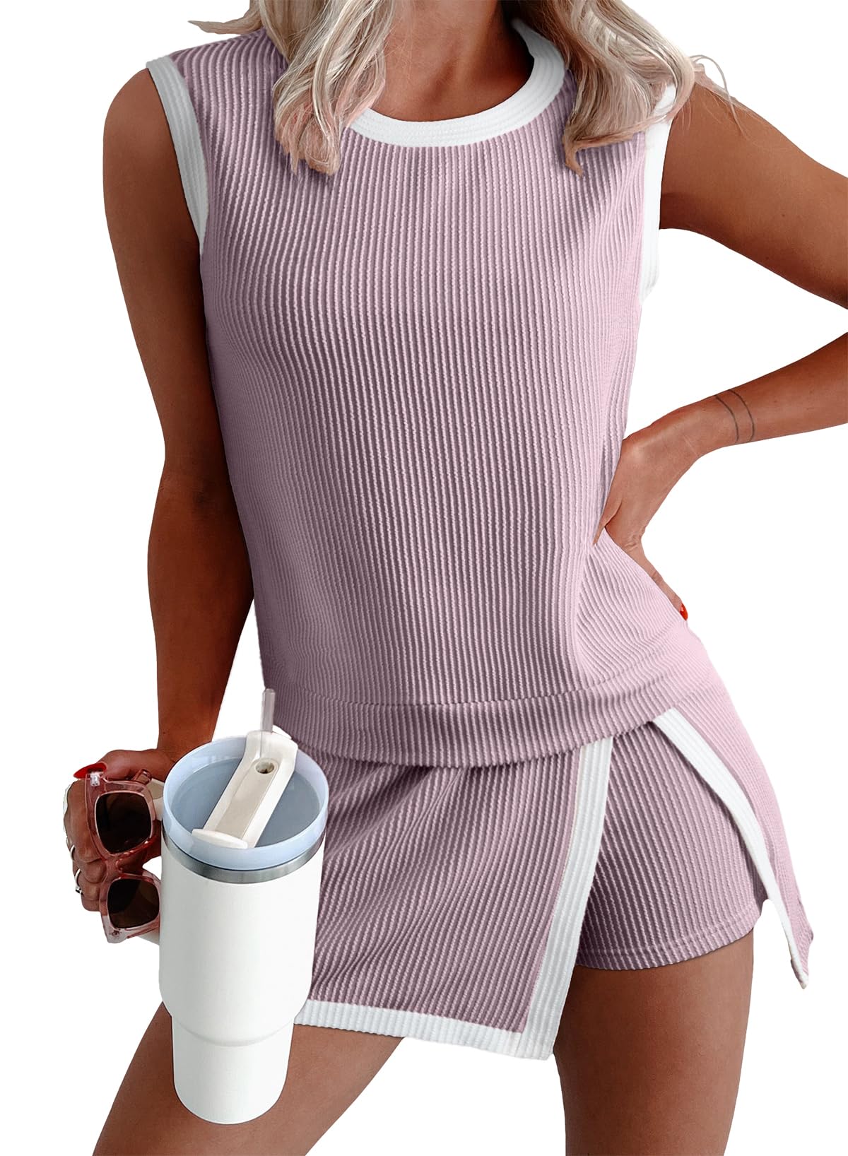 Women's Summer Lounge Set – Sporty Two-Piece Fashion Look