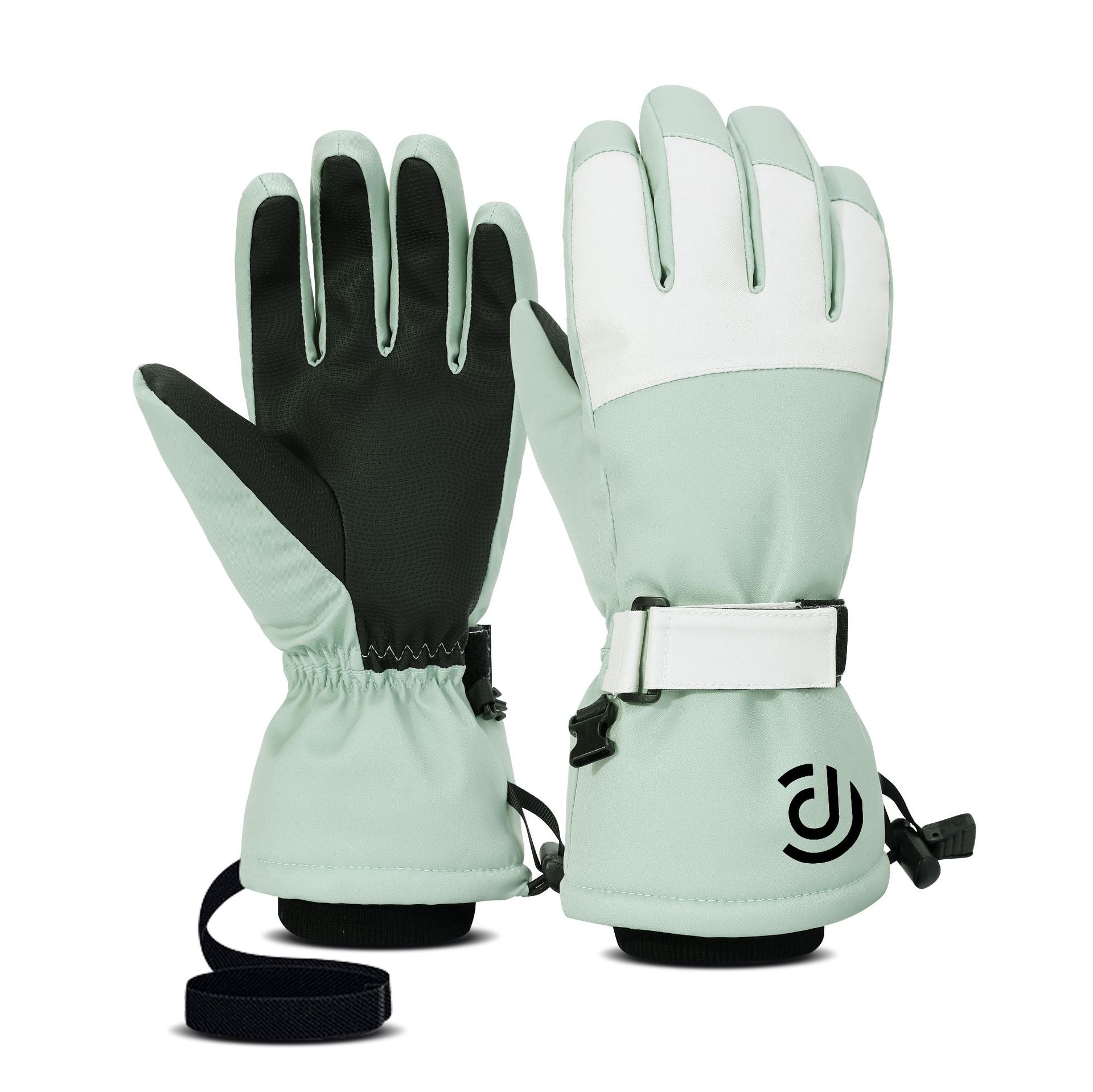 Herren & Damen Ski Handschuhe Weiß – Touchscreen Winter Sport