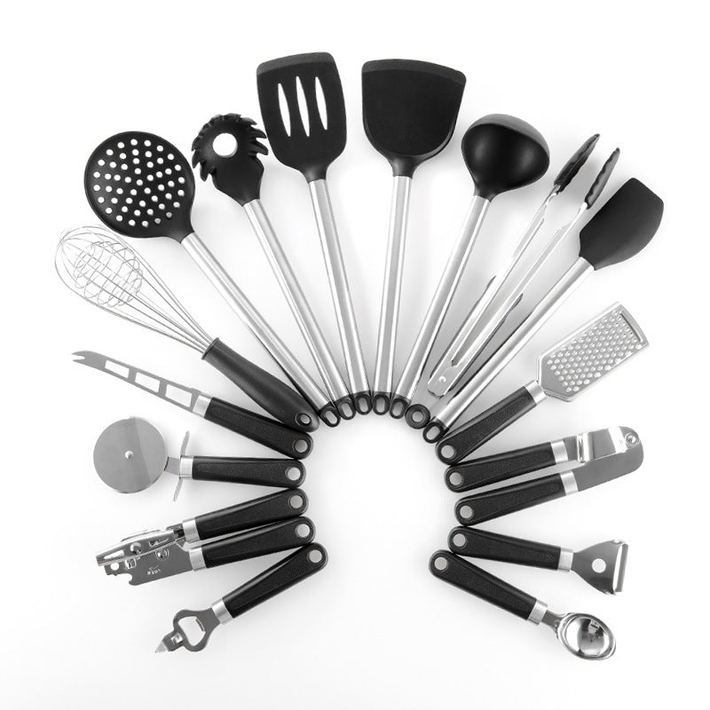 Silicone Kitchen Utensil Set - Non-Stick Spatula & Spoon Set