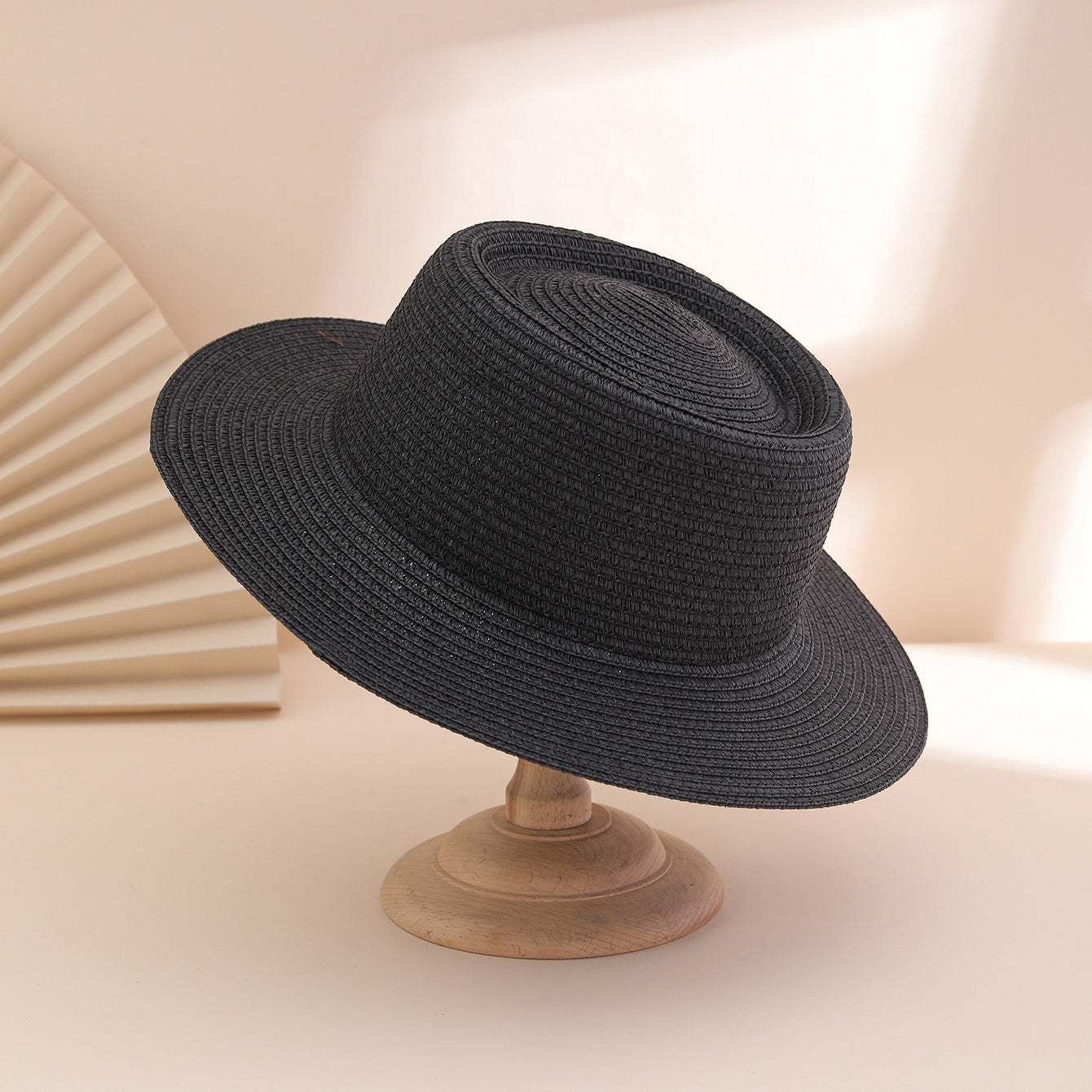 Foldable Women's Sun Hat with Wide Brim – Elegant Travel Hat