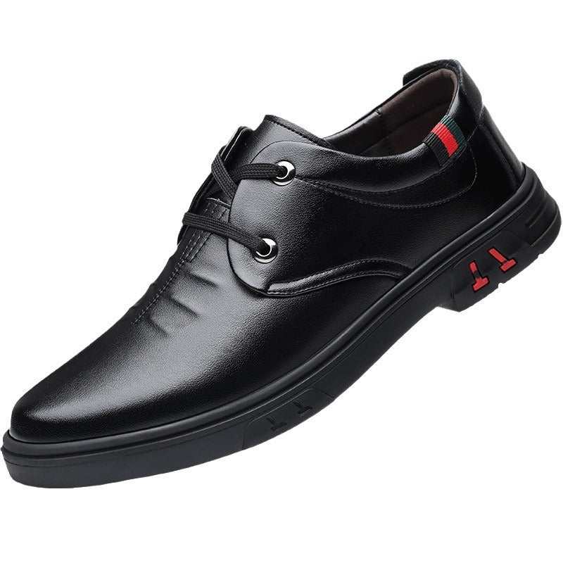 Men's Soft Leather Round Toe Shoes | Comfortable Casual Stylish