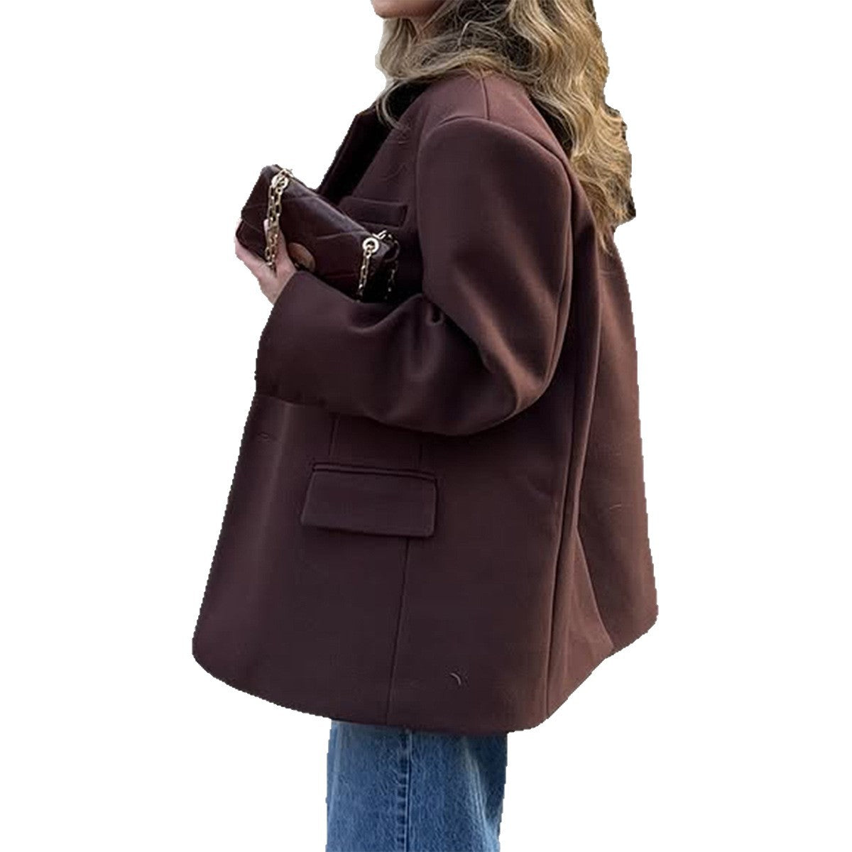 Damen Blazer Elegant Business Casual Jacke | Moderner Look