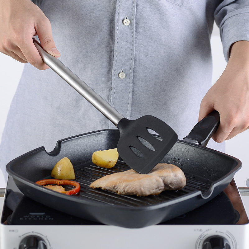 Silicone Kitchen Utensil Set - Non-Stick Spatula & Spoon Set