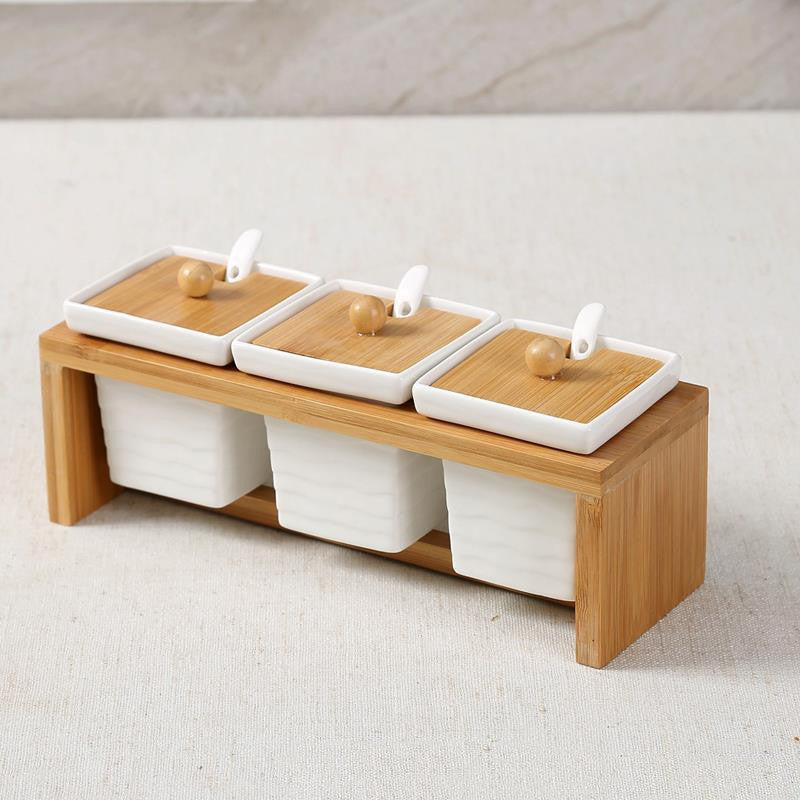 Premium Spice Jar Set – Salt and Spice Container Kitchen