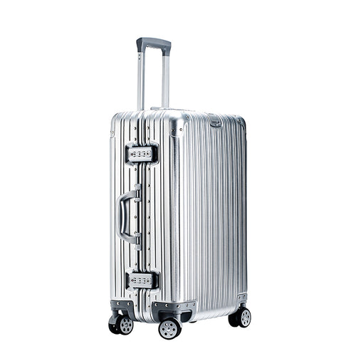 Aluminum Magnesium Suitcase with Combination Lock – Premium Trolley