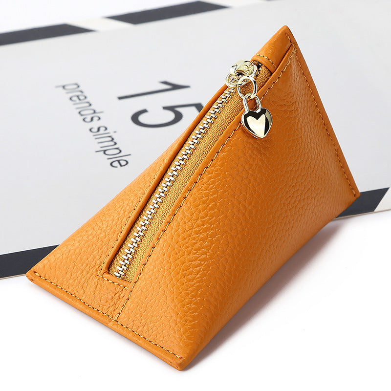 Women's Mini Leather Coin Purse – Elegant & Compact