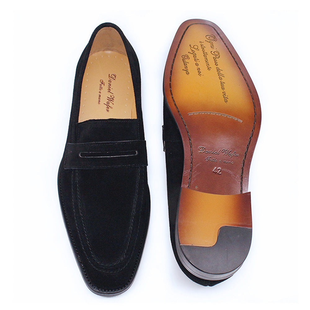 Men's Leather Slip-On | Breathable Comfortable Casual Shoes
