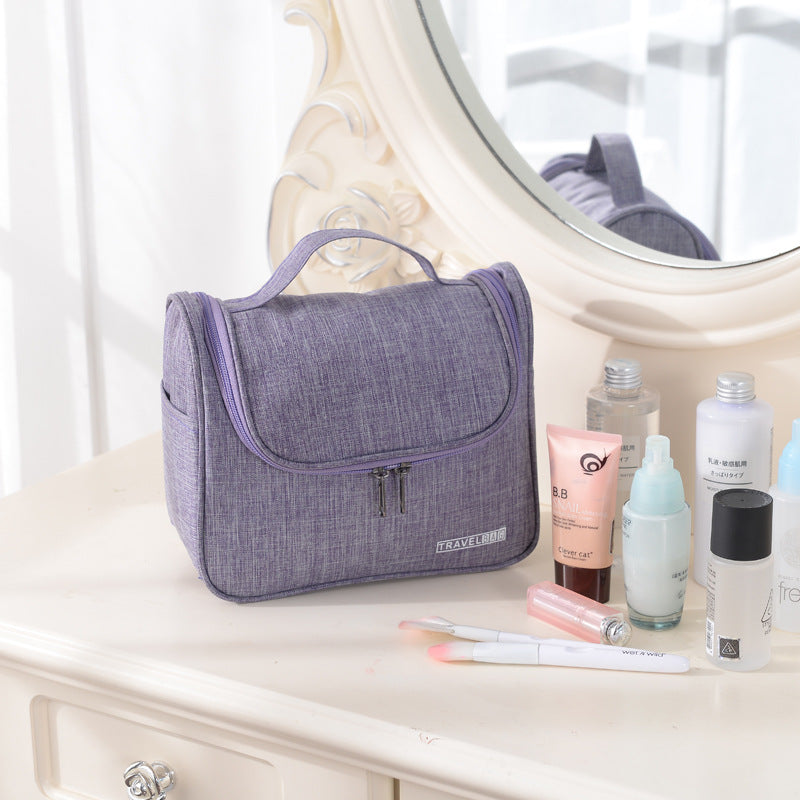 Cosmetic Bag Foldable Travel Toiletry Bag Organizer Women's Large