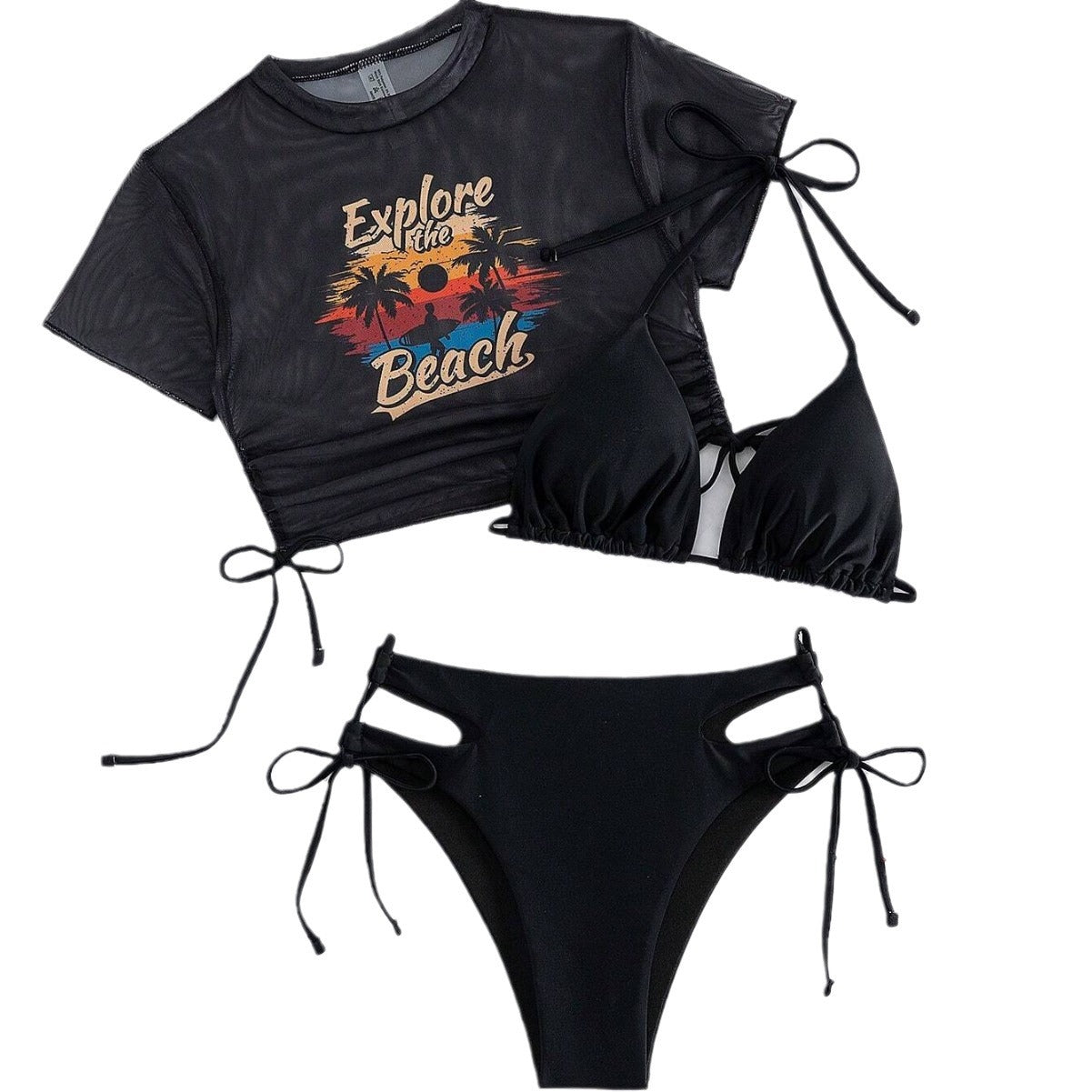 Damen 3-teiliger Bikini | Elegante Sexy Swimwear