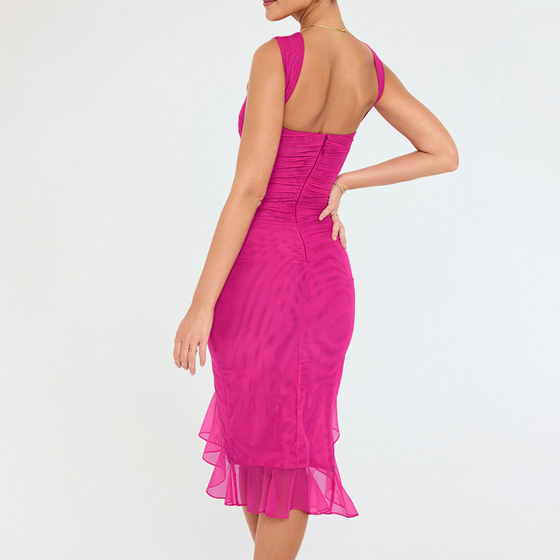 Summer Slim Fit Dress - Sleeveless Sexy Party & Club Dress