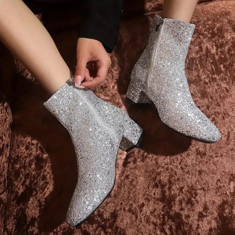 Women's Fashion Boots Round Toe - Stylish Comfort Ankle Boots