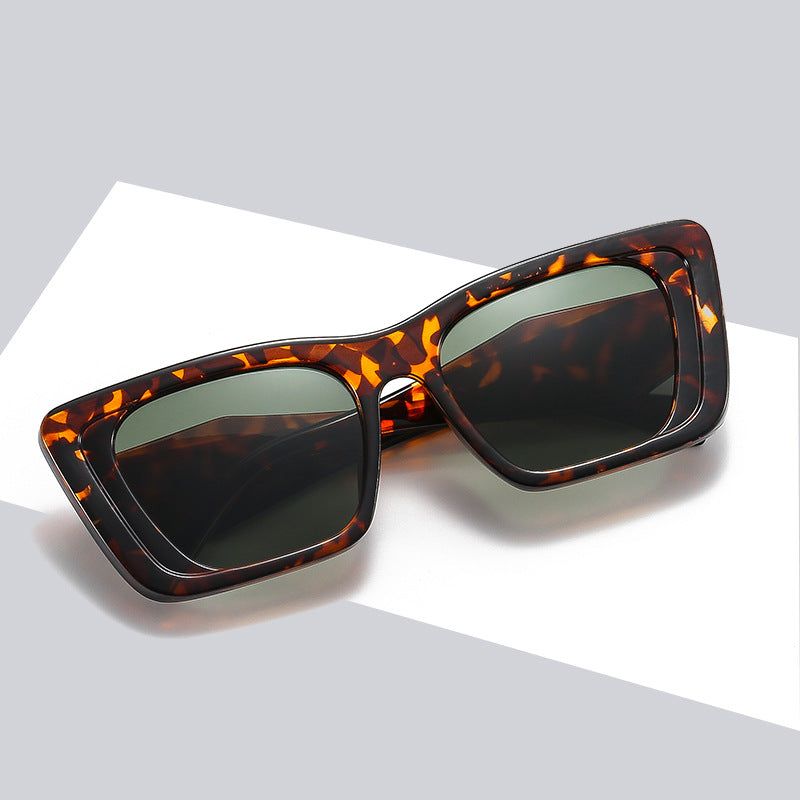 Retro Oversize Cat Eye Sonnenbrille | Damen UV400 Luxus