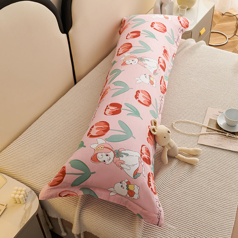 Cartoon Cotton Pillowcase Set | Soft Breathable Double