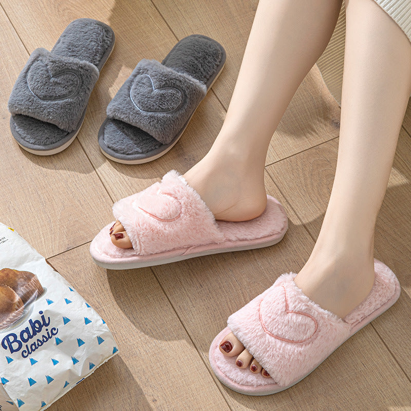 Plush Slippers for Women and Men | Couple Slippers Non-slip