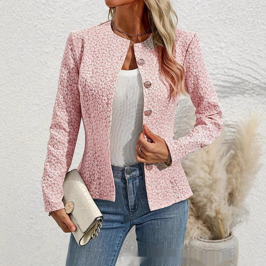 Damen Kurzmantel im französischen Stil – Elegant & Chic Topcoat