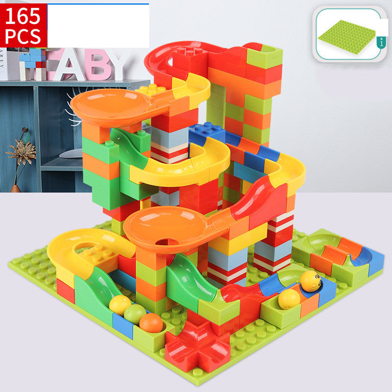 Marble Run Building Blocks for Kids | DIY Creative Race Track