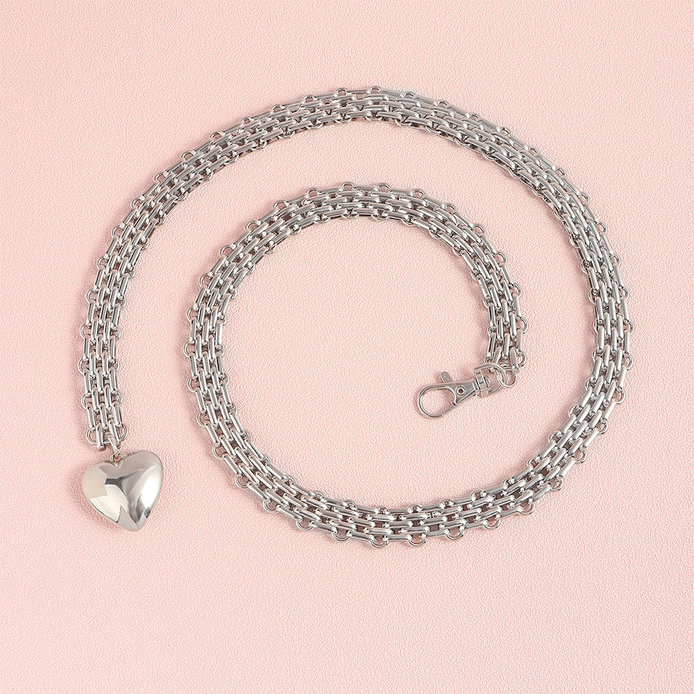 Taillenkette Herz Metall Unisex | Trendige Waist Chain