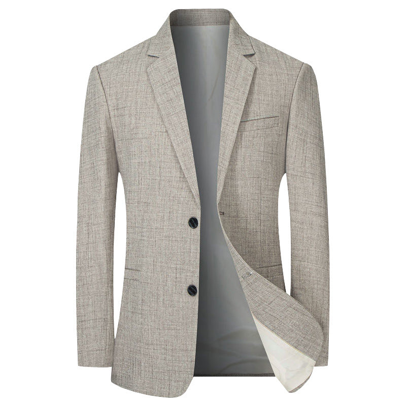 Men's Business Casual Blazer Solid Color – Elegant Modern Suit Jacket